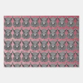 Scottish Highland Bull Illustration Geschenkpapier Set (Vorderseite 2)
