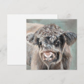 Scottish Highland Calf on Green (Vorne/Hinten)