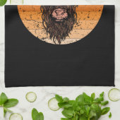 Scottish Highland Cattle Geschirrtuch (Gefaltet)