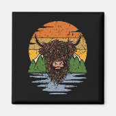 Scottish Highland Cattle Magnet (Vorne)