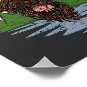 Scottish Highland Cattle Poster (Ecke)