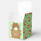 Scottish Highland Cow Baby Shower Geschenkschachtel (Geöffnet)