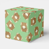 Scottish Highland Cow Baby Shower Geschenkschachtel (Rückseite)