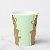 Scottish Highland Cow Baby Shower Pappbecher (Links)