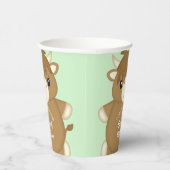 Scottish Highland Cow Baby Shower Pappbecher (Rechts)