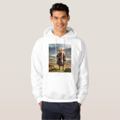 Scottish Highland Cow Bagpiper,  Hoodie (Vorne ganz)