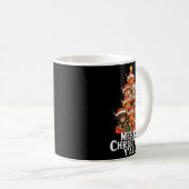 Scottish Highland Cow Christmas Tree Funny Cow Lov Kaffeetasse (VorderseiteRechts)