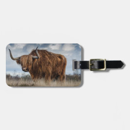 Scottish Highland Cow Gepäckanhänger