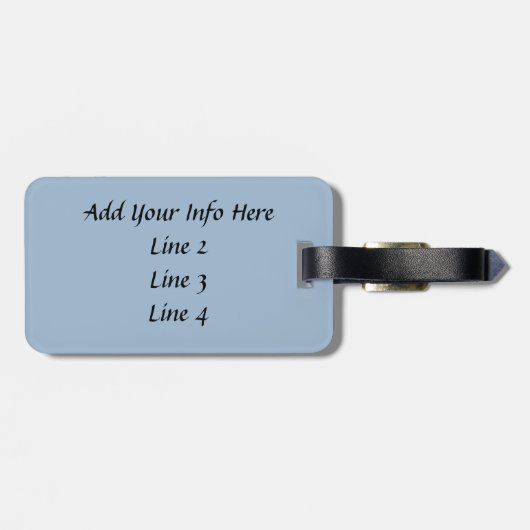 Scottish Highland Cow Gepäckanhänger (Rückseite horizontal)