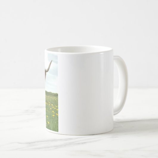 Scottish Highland Cow Kaffeetasse (VorderseiteRechts)