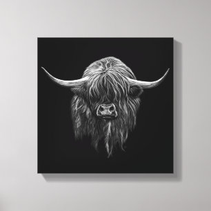 Scottish Highland Cow Leinwanddruck