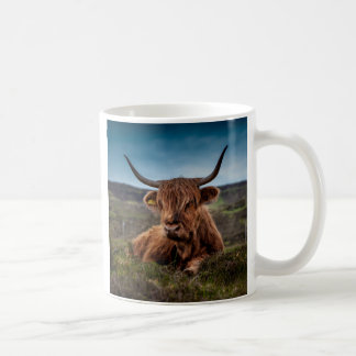 Scottish Highland Cow Longhorn Bull Rancher Kaffeetasse