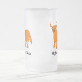 Scottish Highland Cow mattierte Tasse (Mittel)