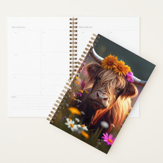Scottish Highland Cow Planner Planer (Anzeige)