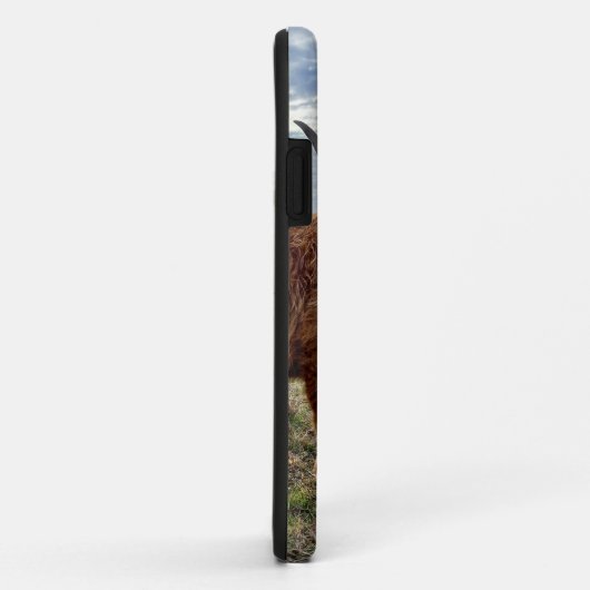 Scottish Highland Cow Portrait Case-Mate iPhone Hülle (Hinten/Rechts)