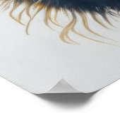 Scottish Highland Cow Poster (Ecke)