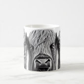 Scottish Highland Cow Print Coffee Tasse (Mittel)