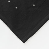 Scottish Highland Cow Print Ho Ho Ho Christmas Paj Fleecedecke (Ecke)