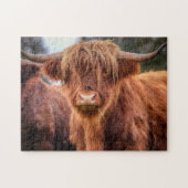 Scottish Highland Cow Puzzle (Horizontal)
