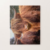 Scottish Highland Cow Puzzle (Vertikal)