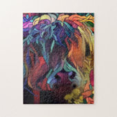 Scottish Highland Cow Puzzle (Vertikal)