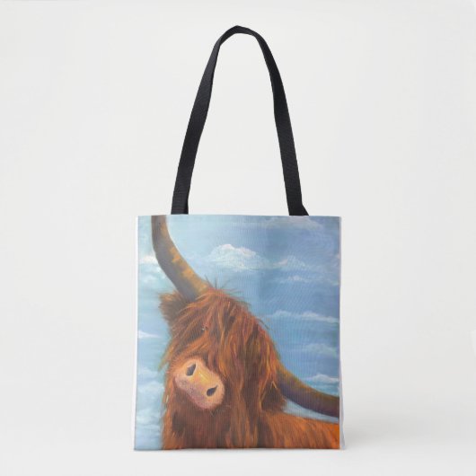 Scottish Highland Cow Tasche (Vorderseite)