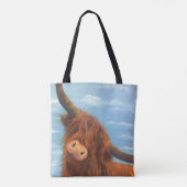 Scottish Highland Cow Tasche (Rückseite)