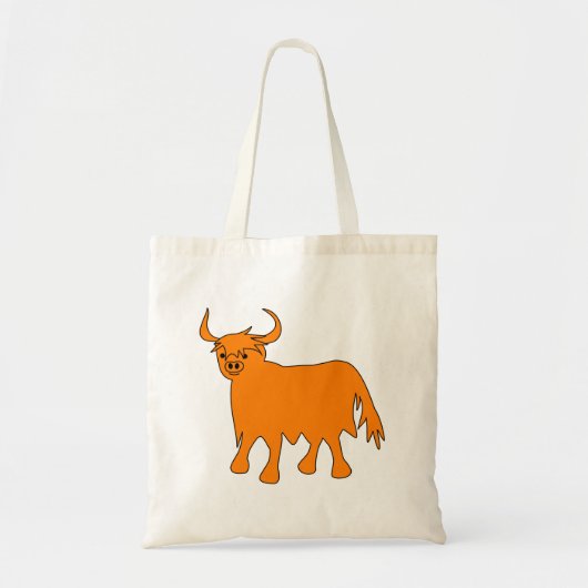 Scottish Highland Cow Towbag Image Tragetasche (Vorne)