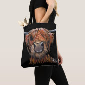 Scottish Highland Cow'BRUCE Bag Tasche (Von Nahem)