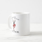 Scottish Highland Dance Father Kaffeetasse (Vorderseite Links)