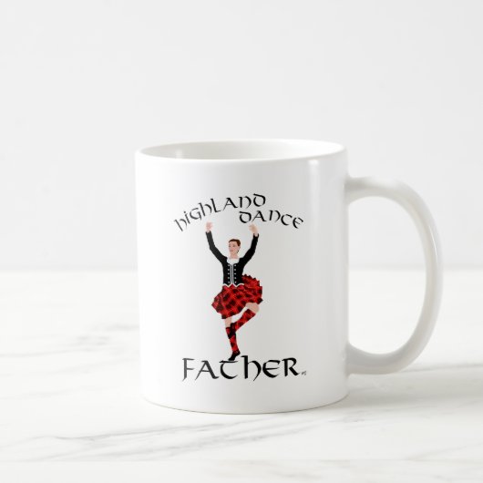 Scottish Highland Dance Father Kaffeetasse (Rechts)