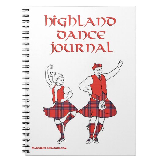 Scottish Highland Dance Journal Notizblock (Vorderseite)