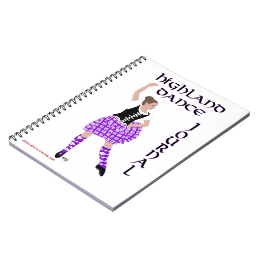 Scottish Highland Dance Journal Notizblock (Linke Seite)