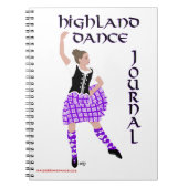 Scottish Highland Dance Journal Notizblock (Vorderseite)