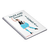 Scottish Highland Dance Journal Notizblock (Rechte Seite)