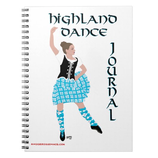 Scottish Highland Dance Journal Notizblock (Vorderseite)
