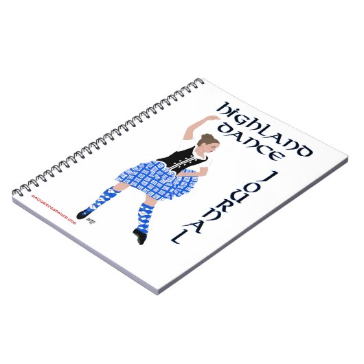 Scottish Highland Dance Journal Notizblock (Linke Seite)