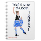 Scottish Highland Dance Journal Notizblock (Vorderseite)