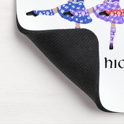Scottish Highland Dance Line Mousepad (Ecke)