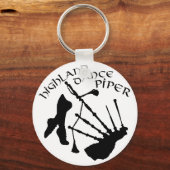 Scottish Highland Dance Piper Schlüsselanhänger (Vorderseite)