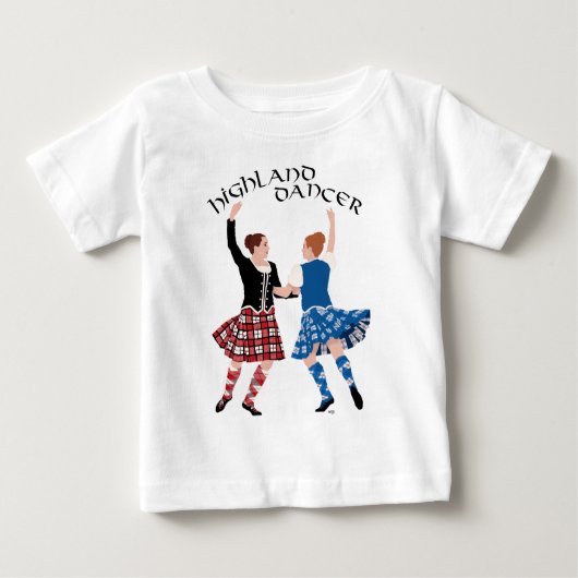 Scottish Highland Dance Reel Baby T-shirt (Vorderseite)