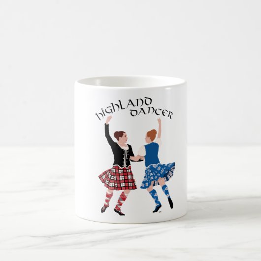 Scottish Highland Dance Reel Kaffeetasse (Mittel)