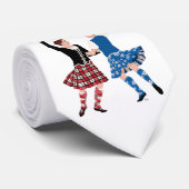 Scottish Highland Dance Reel Krawatte (Gerollt)