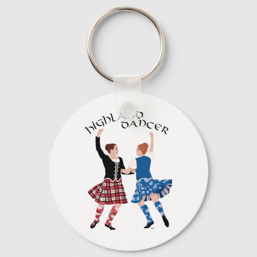 Scottish Highland Dance Reel Schlüsselanhänger (Vorderseite)