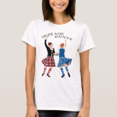 Scottish Highland Dance Reel T-Shirt (Vorderseite)