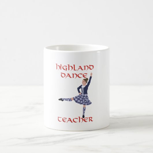 Scottish Highland Dance Teacher Kaffeetasse (Mittel)
