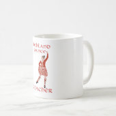 Scottish Highland Dance Teacher Kaffeetasse (VorderseiteRechts)