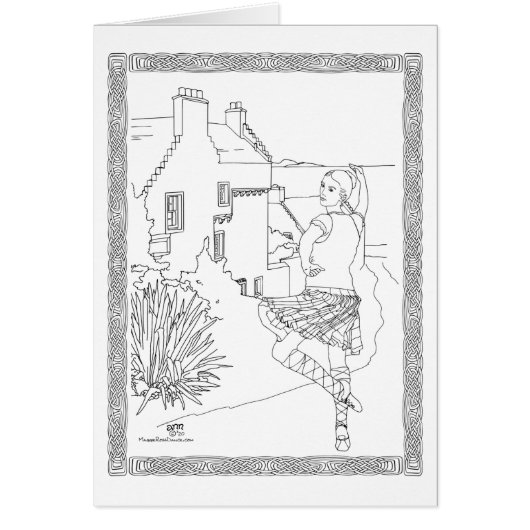Scottish Highland Dancer (Vorne)