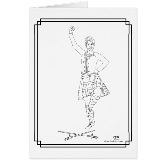 Scottish Highland Dancer (Vorne)