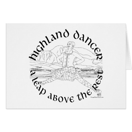 Scottish Highland Dancer (Vorderseite (Horizontal))